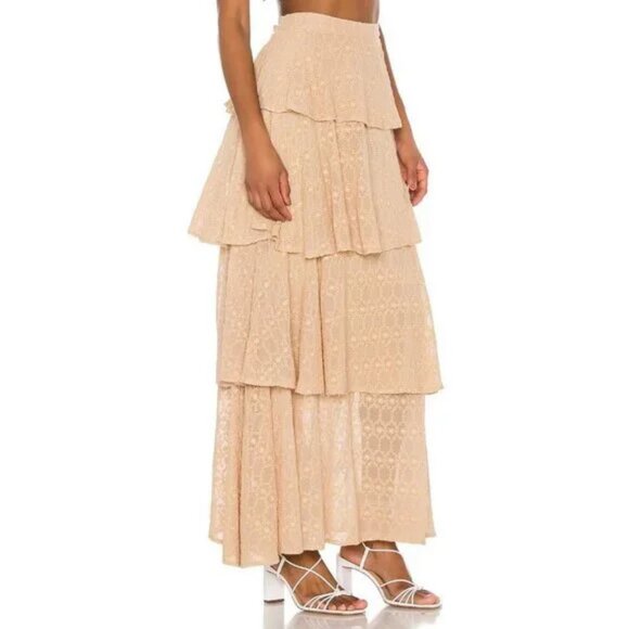 SUNDRESS Adria Skirt in Georgette Canyon - Picture 2 of 6